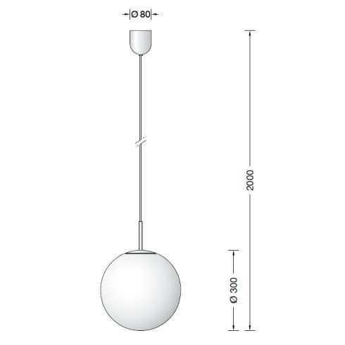 45487.1K3 Pendant luminaire, white