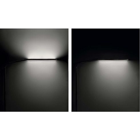 Force One POWER glossy white LED floor luminaire 4000K