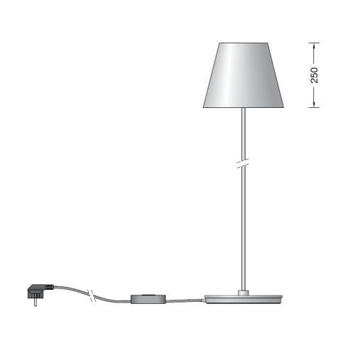 50742.6K3 - STUDIO LINE LED floor luminaire, copper