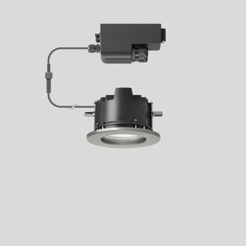 24282K3 Recessed LED ceiling downlight, stainless steel