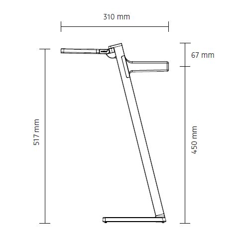 Roxxane Leggera 52 CL SET LED table luminaire, bronze