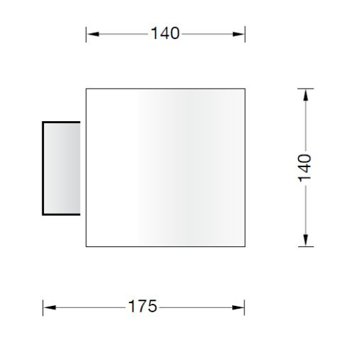50066.2K3 LED wall luminaire