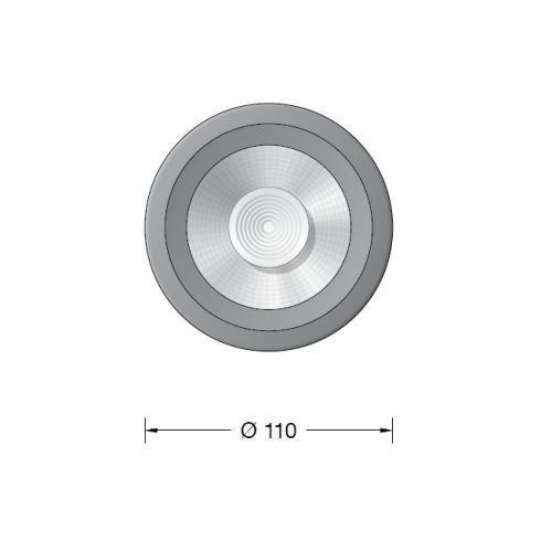 24633WK3 Recessed ceiling luminaire · Downlight, white