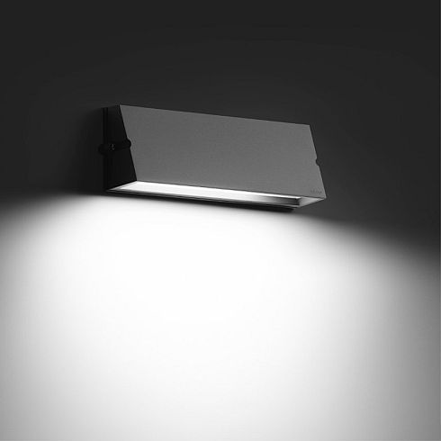 22280A LED wall luminaire, silver