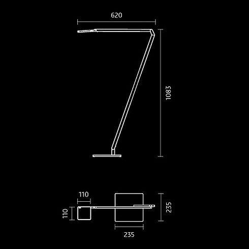 Roxxane Home Floor and reading luminaire 4000K