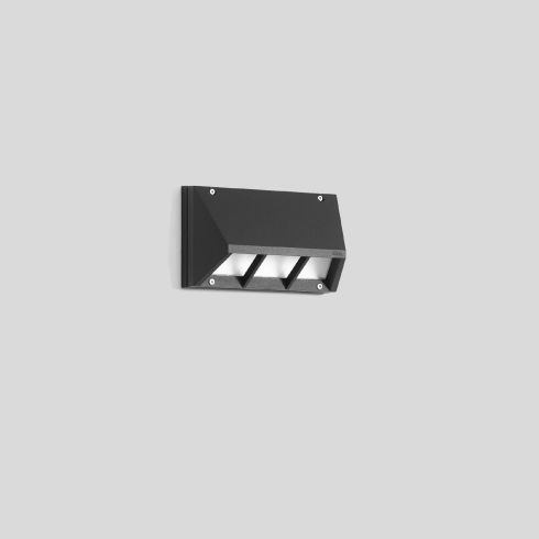 22375 LED wall luminaire, graphite