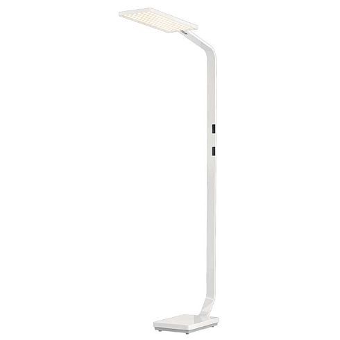 Force One POWER matt silver LED floor luminaire 4000K